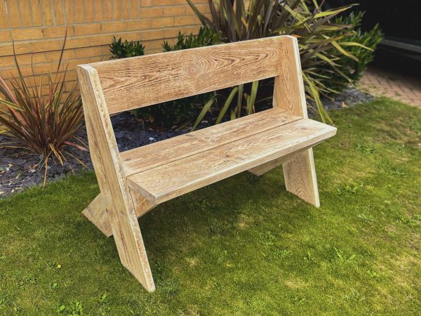 Simple Rustic Bench Handmade Rustic Bench - House of Grain