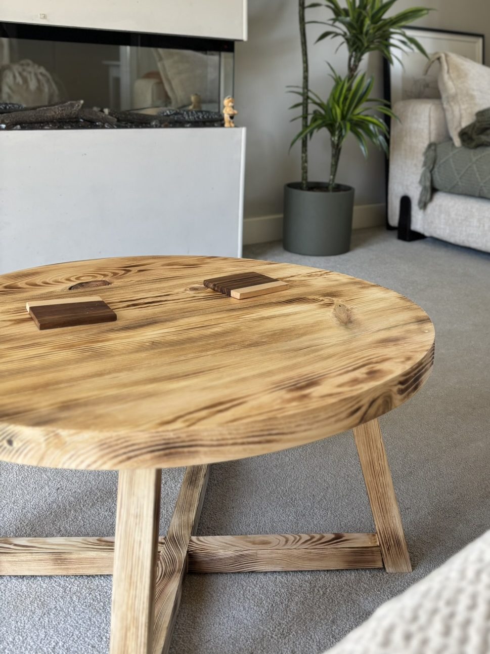 Rustic pine table